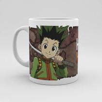 Caneca Hunter Hunter Gon Killua Leório Hisoka Meruem Branco Gon
