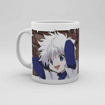 Caneca Hunter Hunter Gon Killua Leório Hisoka Meruem Branco Killua
