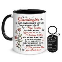Caneca Hyturtle To My Netdaughter, conjunto de presente de cerâmica de 11 onças
