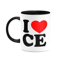 Caneca I Love CE - Ceará - 325ml - B-black Caneca I Love CE - Ceará - 325ml - B-black