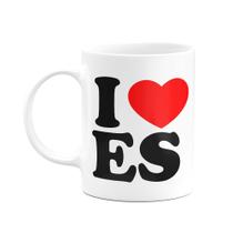 Caneca I Love ES - Espírito Santo - 325ml branca Caneca I Love ES - Espírito Santo - 325ml branca