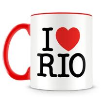 Caneca I Love Rio de Janeiro - Cerâmica 325ml