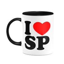 Caneca I Love SP - São Paulo - 325ml - B-black Caneca I Love SP - São Paulo - 325ml - B-black
