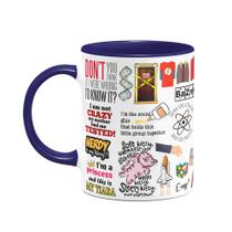 Caneca Icons Moments - The big bang theory - B-blue navy