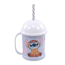 Caneca Infantil 360ml Com Canudo E Tampa Lúdica Hello Kitty -