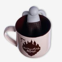 Caneca Infusor P/ Chá Mapa do Maroto Harry Potter Hogwarts - Zona Criativa