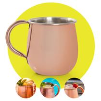 Caneca inox moscow mule rose gold 550ml gourmet mix