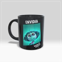 Caneca Inveja Divertida mente 2 - Preta