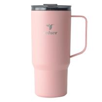 Caneca isolada REDUCE Hot1 Vacuum 700mL para bebidas quentes rosa