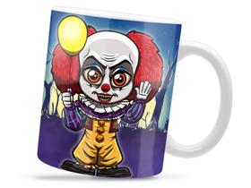 Caneca It A Coisa Halloween Divertida Porcelana Xícara 325ml + Caixa Presente