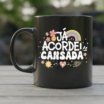 Caneca já acordei Caneca já acordei