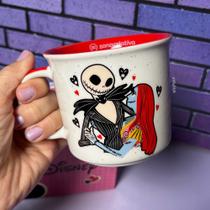 Caneca Jack Skellington Jack and Sally O Estranho Mundo De Jack 350ml Halloween Presente Criativo Caneca Jack Skellington Jack and Sally O Estranho Mundo De Jack 350ml Halloween Presente Criativo