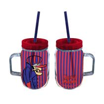 Caneca Jarra Térmico Canudo Tampa Hb Wacky Race Dick 550ml