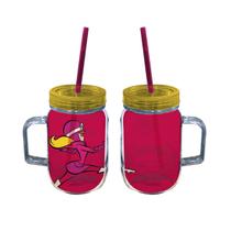 Caneca Jarra Térmico Canudo Tampa Wacky Race Penélope 550ml