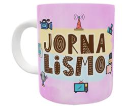 Caneca jornalismo faculdade curso presente profissão