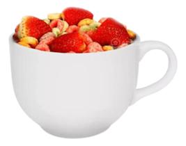 Caneca Jumbo de 740mL Biona Oxford Cerâmica p/ Café e Sopa