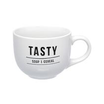 Caneca Jumbo Manhattan em Cerâmica Branca 750ml 12x6,5x10cm - Hauskraft Caneca Jumbo Manhattan em Cerâmica Branca 750ml 12x6,5x10cm - Hauskraft