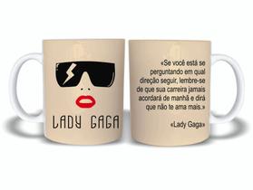 Caneca Juntos E Shallow Now Lady Gaga de Plástico Rígido