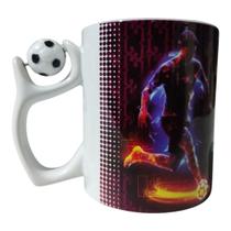 Caneca Juventus Mooca Temática Bola Futebol AI - 325ml