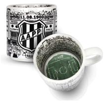 Caneca KazzaVip da Ponte Preta Futebol Clube Cerâmica 360 ML Estádio Moises Lucarelli Licenciada Branco Caneca KazzaVip da Ponte Preta Futebol Clube Cerâmica 360 ML Estádio Moises Lucarelli Licenciada Branco