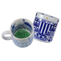 Caneca KazzaVip do Avai F.C Cerâmica 360 ML Estádio da Ressacada Licenciada Branco Caneca KazzaVip do Avai F.C Cerâmica 360 ML Estádio da Ressacada Licenciada Branco
