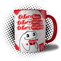 Caneca Kit Kero Bem Comigo e Sempre Presente Flork de Páscoa Dia dos Namorados