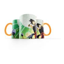 Caneca Laranja Dragon Ball Z Goku Genkidama Universal