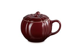 Caneca Le Creuset Stoneware Abóbora com Tampa - 414ml - Cor Rhone