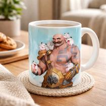 Caneca League Of Legends Jinx Darius Wraith Bloodhound Branco Braum Poros Caneca League Of Legends Jinx Darius Wraith Bloodhound Branco Braum Poros