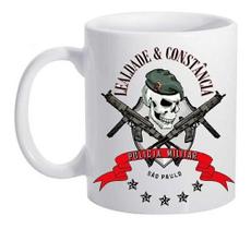 Caneca Lealdade E Constancia Caveira Força Tatica Policia Caneca Lealdade E Constancia Caveira Força Tatica Policia
