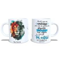 Caneca Leão da Tribo de Judá Com Nome Caneca Leão da Tribo de Judá Com Nome