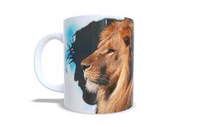 Caneca Leão De Judá Porcelana 325ml + Caixa Caneca Leão De Judá Porcelana 325ml + Caixa