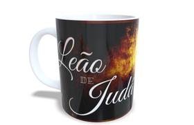 Caneca Leão De Judá Porcelana 325ml + Caixa Caneca Leão De Judá Porcelana 325ml + Caixa