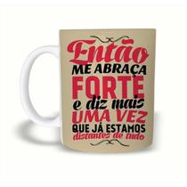 Caneca Legião Urbana Então Me Abraça Forte de Plástico Rígido