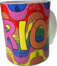 Caneca Lembrança Do Rio De Janeiro Cristo Redentor Decoração Souvenir Caneca Lembrança Do Rio De Janeiro Cristo Redentor Decoração Souvenir