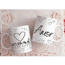 Caneca Libra Fases Gratidão Amor libras Linguagem de sinal Presente Porcelana- MEGA OFERTA!