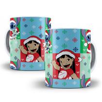 Caneca Lilo & Stitch Natal Personalizada Modelo 1 Caneca Lilo & Stitch Natal Personalizada Modelo 1