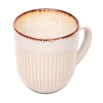 Caneca Linear em Cerâmica Branca 380ml - Lyor Caneca Linear em Cerâmica Branca 380ml - Lyor