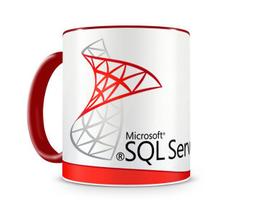 Caneca Linguagem SQL Server color Vermelho
