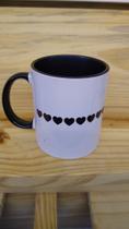 Caneca linha preto e branco