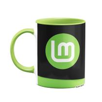 Caneca - Linux Mint B-green Dark