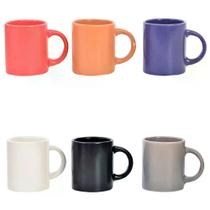 Caneca Lisa Perk Coffee 80Ml 6Peças