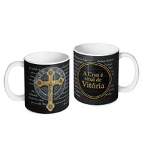 Caneca Livrai-nos do Mal Personalizada Medalha de São Bento Caneca Livrai-nos do Mal Personalizada Medalha de São Bento