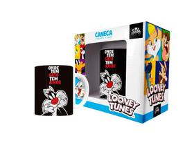Caneca Looney Tunes Porcelana 330 mL Presente Original Sude