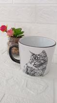Caneca Love Cat 360ml