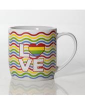 Caneca Love Colors em Porcelana 360ml - Allmix