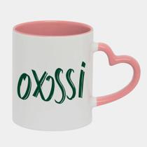 Caneca Love Coração Rosa 325ml OXOSSI ORIXA ESCRITA 2