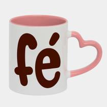 Caneca Love Coração Rosa 325ml PALAVRA FE