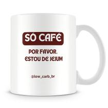 Caneca Low Carb Brasil - Estampa Temática de Saúde e Emagrecimento - 325ml