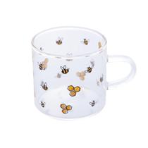 Caneca Lyor Bee De Vidro Borossilicato Resistente Ao Calor